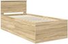 vidaXL Bettrahmen mit Kopfteil Sonoma-Eiche 90 x 200 cm Holzwerkstoff 3408622 Bild 4