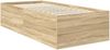 vidaXL Bettrahmen mit Kopfteil Sonoma-Eiche 90 x 200 cm Holzwerkstoff 3408622 Bild 5