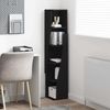 vidaXL Eckschrank Schwarz 27,5x27x140cm Holzwerkstoff 889866 Bild 4