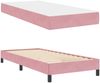 vidaXL Boxspringbett mit Matratze Rosa 100 x 200 cm Stoff 3398676 Bild 5