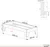 Holzbett (Fichte) "Rosi" 90 x 220 cm 48 cm ohne Kopfteil Massivholzbett Bett Bild 5