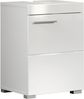 trendteam smart living – Amanda – Waschbeckenunterschrank – Weiß/Weiß Hochglanz – 1 Tür, 1 Einlegeboden – (BxHxT) 40 x 56 x 34 cm – Kratzfest & pflegeleicht Bild 2