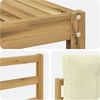 vidaXL Outdoor-Sofagarnitur mit Kissen 7 pcs Weiß und Creme 3386149 Bild 5