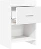 vidaXL Nachttische 2 pcs Weiß 40 x 30 x 60 cm Holzwerkstoff 8010980 Bild 3