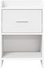 vidaXL Nachttische 2 pcs Weiß 40 x 30 x 60 cm Holzwerkstoff 8010980 Bild 4
