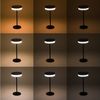 esotec LED Außen-Tischleuchte Solar Sensor Designleuchte Ella H28cm ALU dimmbar 3 Lichtfarben 102923, LED fest integriert Bild 4