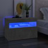 vidaXL TV-Schränke LED-Leuchten 2 Stk. Betongrau 60x35x40 cm 804418 Bild 5