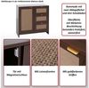 MCW Kommode MCW-P50, Mit goldfarbenen Griffen Bild 4
