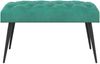vidaXL Bank mit Knopfheftung Türkis 80 x 40 x 46 cm Samt 42038567 Bild 5
