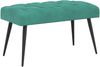 vidaXL Bank mit Knopfheftung Türkis 80 x 40 x 46 cm Samt 42038567 Bild 2