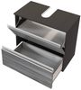 Waschbeckenschrank 60cm in Eiche rauchsilber APIA-03 mit 1 Softclose-Auszug, B/H/T ca. 60/54/35 cm Bild 4