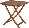Bali Gartenmöbel Set 3tlg, 2 Klappstühle, Klapptisch 70 x 70 cm, Akazie Bild 3