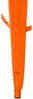 4er Set Barhocker LEKEL - Metall Orange 44x43x96 cm | Barstuhl Mit Lehne Tresenhocker Tresenstuhl Kneipenhocker Kneipenstuhl Bild 4