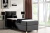 Beautysofa Boxspringbett Modern Boxspringbett mit Topper HELEN MINI Schlafzimmer, mit Matratze Bild 5