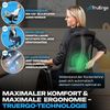 VALKENSTOL M4 Armstütze - Bürostuhl ergonomisch - 5 Jahre Garantie - 5D Armlehnen - verstellbare Sitztiefe - Schreibtischstuhl mit Gummirollen Bild 2