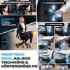 VALKENSTOL M4 Armstütze - Bürostuhl ergonomisch - 5 Jahre Garantie - 5D Armlehnen - verstellbare Sitztiefe - Schreibtischstuhl mit Gummirollen Bild 4
