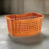 Buri Wäschekorb, 40L Wäsche Box Volumen, Wäschesammler mit 60 x 40 x 28 cm Außenmaß, Wäsche Sortierer groß, Aufbewahrungskorb Bild 5