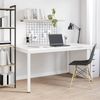 vidaXL Esstisch Weiß 150 x 90 x 75 cm Massives Kiefernholz 892792 Bild 4