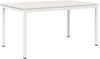 vidaXL Esstisch Weiß 150 x 90 x 75 cm Massives Kiefernholz 892792 Bild 2