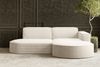 Kaiser Möbel Ecksofa Designer MODENA STUDIO L stoff Poso, Neve, Quelle Bild 5