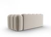Micadoni Modulares Sofa Lupine 3-Sitzer Rechts Samtstoff Salvador Beige Bild 3