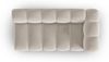 Micadoni Modulares Sofa Lupine 3-Sitzer Rechts Samtstoff Salvador Beige Bild 4
