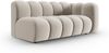 Micadoni Modulares Sofa Lupine 3-Sitzer Rechts Samtstoff Salvador Beige Bild 2