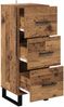 vidaXL Sideboard Altholz 34,5 x 34 x 90 cm Holzwerkstoff 881585 Bild 5