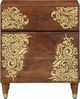 vidaXL Nachttisch mit Tür Honigbraun 50 x 33 x 60 cm Massivholz Mango 4018744 Bild 3