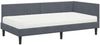 vidaXL Eckbettgestell mit Matratze Sonstiges 2 pcs Grau Samt 3393769 Bild 4