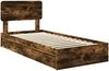 vidaXL Aufbewahrungsbett Geräucherte Eiche 90 x 190 cm Holzwerkstoff 3412322 Bild 4