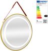 LED-Badspiegel Picerno Ø50cm mit Aufhängung Gold [pro. tec] Bild 3
