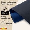 ANRO Teppich AXEL Eventteppich BFl-S1 Uni Messeteppich Läufer, Rechteckig, Höhe: 3 mm, schwer entflammbar Läufer 100x60cm Einfarbig Marineblau Bild 2