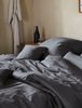 Irisette Mako-Satin uni Bettwäsche Set uni Paris 8000 anthra 135x200 cm + 1 x Kissenbezug 80x80 cm Bild 5