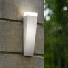 6er Set LED Wandleuchte, Edelstahl, silber, IP44, H 30,5cm Bild 4
