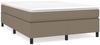 vidaXL Polsterbett, Stoff, 35,0 cm, Taupe, 140x200 cm Bild 2