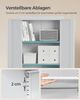 Songmics Aktenschrank mit 5 Ebenen, Stahl mattweiß, 60 x 40 x 180 cm Bild 3