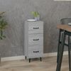 Sideboard, Kommode Grau Sonoma 34,5x34x90 cm Holzwerkstoff Bild 2