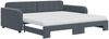 vidaXL Tagesbett Ausziehbar mit Matratzen Dunkelgrau 100x200 cm Samt 3196961 Bild 2