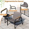 3-TLG. Gartenmöbel Set mit 2 Stühlen & Tisch Balkonset Balkonmöbel Gartengarnitur Bild 5