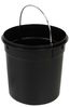 Spetebo Kosmetikeimer Edelstahl Tretmülleimer 5 Liter - schwarz, Metall Kosmetikeimer in zeitlosem Design Bild 2