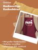 Youth Designz Grillschürze Herren Schürze Bei Papa Schmeckt es am besten Print Kochschürze, mit lustigem Spruch & Logo Aufdruck Bild 3