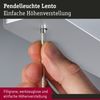 Paulmann 79900 LED Pendelleuchte Lento 2700K 42W Chrom matt dimmbar höhenverstellbar Bild 4