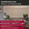 Paulmann 79900 LED Pendelleuchte Lento 2700K 42W Chrom matt dimmbar höhenverstellbar Bild 2