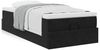 vidaXL Ottoman-Bett mit Matratze Schwarz 90x200 cm Samt 3311161 Bild 5