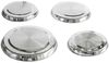 Gravidus Herd-Abdeckplatte 4x HERD ABDECKPLATTEN ø 16-20cm Herdabdeckplatten Herd aus EDELSTAHL, Material: Robuster Edelstahl Bild 2