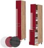 Apothekerschrank Fame-Line Bordeaux Hochglanz 30 cm Vicco Bild 5