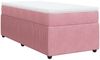 vidaXL Boxspringbett mit Matratze Rosa 90x190 cm Samt 3285613 Bild 2