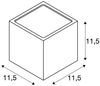 SLV No. 232535 SITRA CUBE Wandleuchte anthrazit 2xGX53 max. 2x9W Bild 4