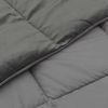 vidaXL Winterbettdecke Gepolstert Hellgrau 135 x 200 cm Mikrofaser 42026085 Bild 5